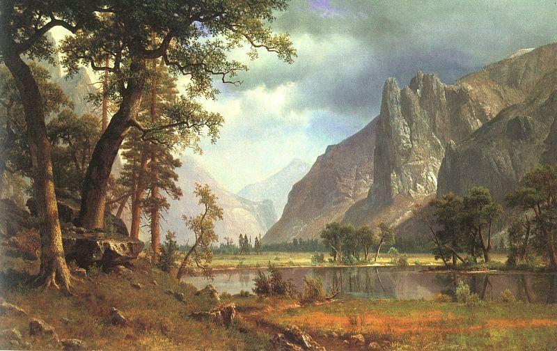 Albert Bierstadt Yosemite Valley oil painting image